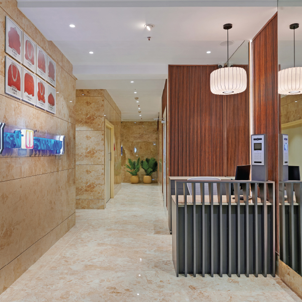 DESIGNER AC ENTRANCE LOBBY
